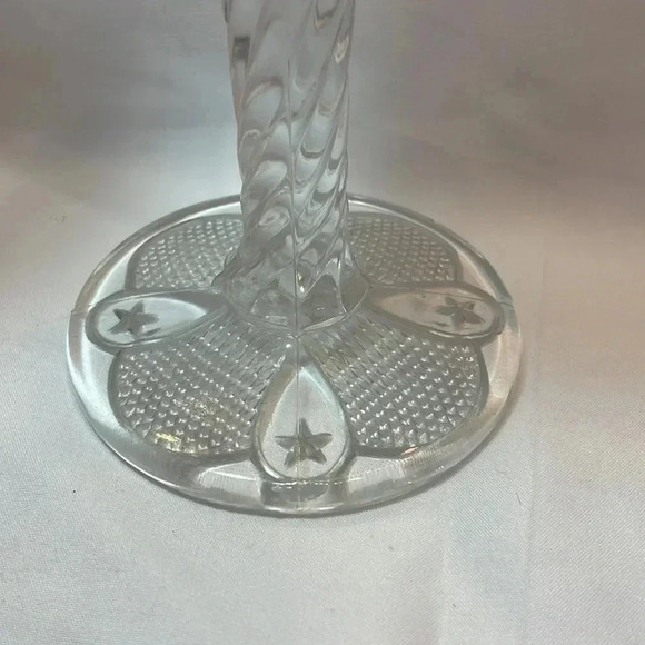 Vintage Celestial Star Crystal Goblets Glasses - Picture 4 of 4